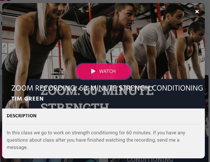 Zoom booking system Taking your fitness classes online with